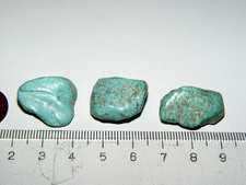 3 Stück Türkis Naturstein