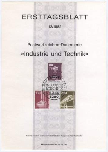 Ersttagsblatt 1982 - ersttagsblatt, »