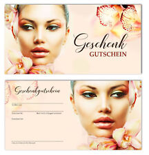 Geschenkgutscheine Gutscheinkarte Wellness Beauty Kosmetik Kosmetikstudio