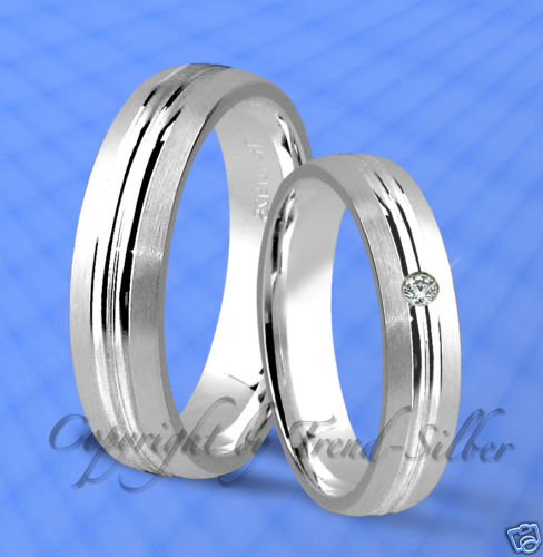 Silber ringe 4mm - 4mm, trauringe