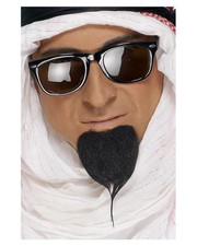 Schwarzer Scheich Bart zum