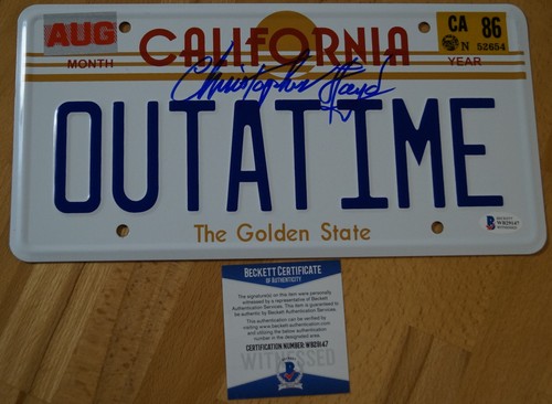 Christopher lloyd autogramm - christopher,