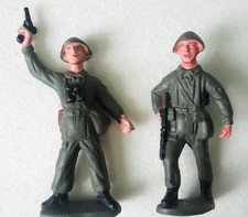 DDR Ware  2 x  NVA Soldaten  DDR Spielzeug  sehr gut , Ostware    alt  Ostalgie