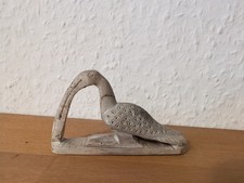 Specksteinfigur Skulptur Ibis Figur Vogel 9*5cm