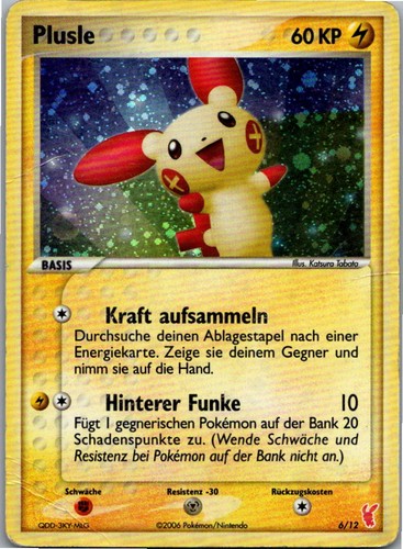 Pokémon plusle trainer - 6/12,