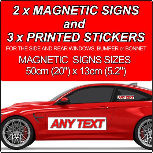 Magnetschilder - 2x,
