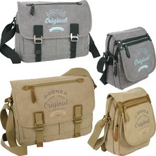 Schultertasche aus Canvas -