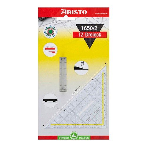 Aristo geometrie dreieck 5 - geometrie-dreieck, 22,5