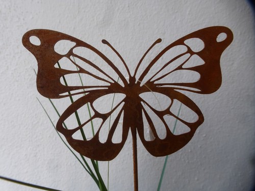 Schmetterling aus rostigem - "schmetterling",