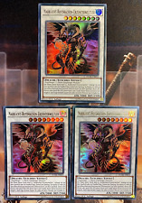 ✅ Yu-Gi-Oh! 3x Narblicht Rotdrachen Erzunterweltler DUDE-DE013 Ultra Rare 1st NM