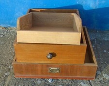 3 alte Schubladen Holz Kasten