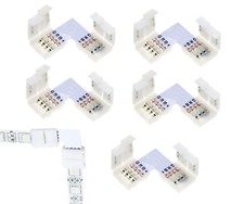 5x LED RGB Strip Eckverbinder