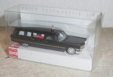 Busch / Cadillac Station Wagon - Kranken bzw. Bestattungswagen / 1:87 Top - OvP.