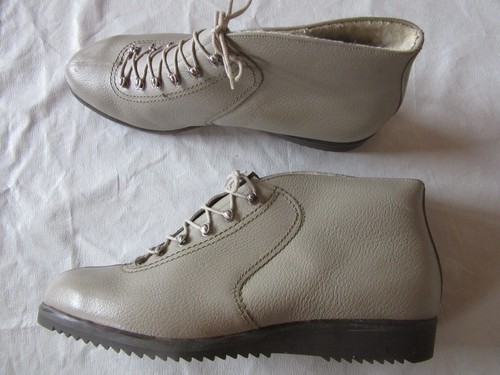 Vintage leder schuhe - leder,