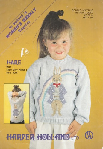 Kinderbild pullover hase - kinderbild,