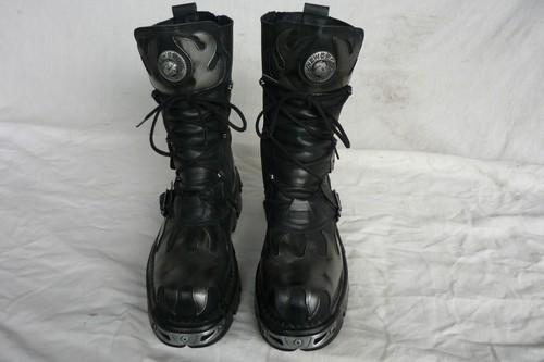 New rock boots reactor flame - boots,