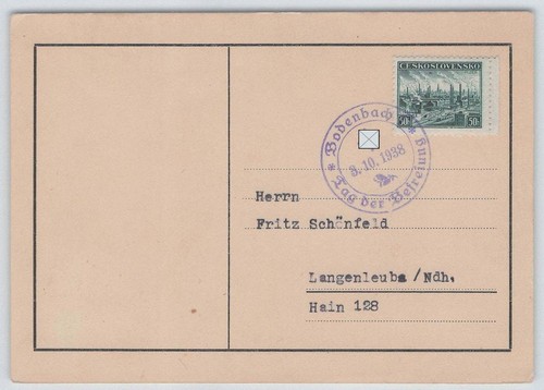 Sudetenland postkarte mit - postkarte,