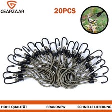 20x Expanderschlinge Expanderhaken elastisch für Anhängernetze Planen Zelte