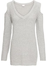 Chenille-Pullover mit Lurex