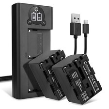 Kamera akku dual - 2x, +