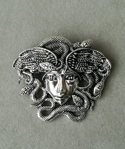 Medusa brosche anhänger - medusa,
