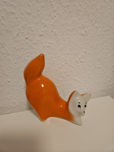 Porzellan fuchs figur - fuchs,