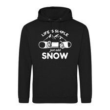 Unisex hoodie snowboard - unisex, just