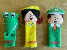 3 Haribo Fingerpuppe Krokodil Polizist & Prinzessin