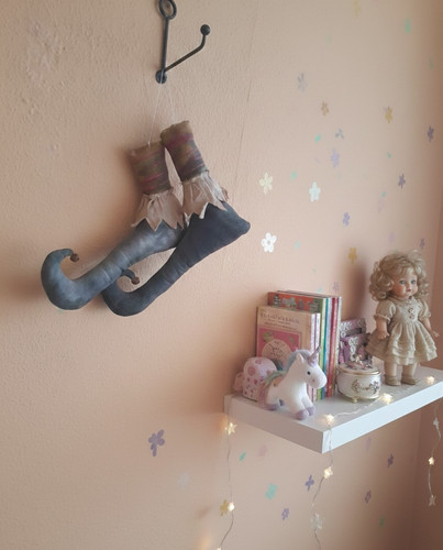 Paar große elfenschuhe - große,