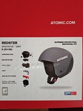 Atomic Redster Ski Helm S 53-55 Grau FIS AMID FIS MIPS