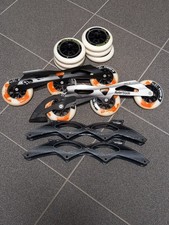 Schienen und Rollen für