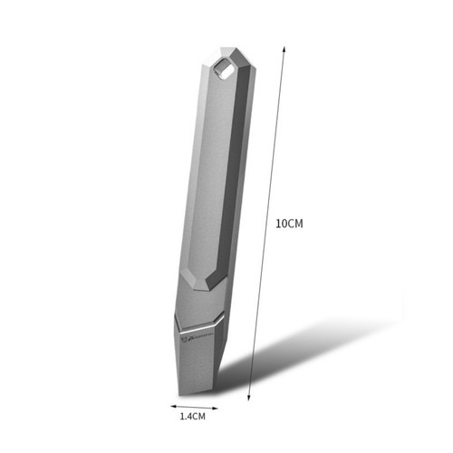 Titanium edc pry bar - titanium, multitool