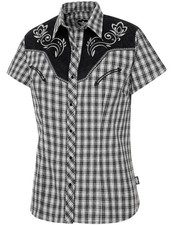 Stars & Stripes Elegante Damen Westernbluse Cowgirl Country Style »CLARA«