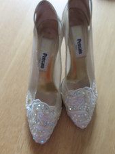 Pumps, Pensato, weiß, mit