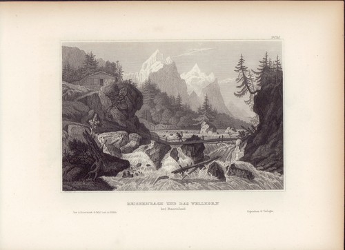 Original stahlstich 1850 - original, stahlstich.