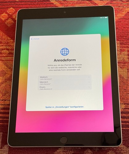 Apple ipad gen - 6., 128gb,