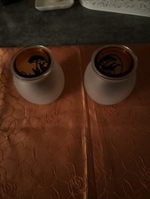 Partylite  Teelichthalter Glas Mit Einsatz „Afrika“ Wie Neu Vorfürware