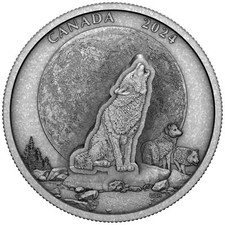 Canada 2024 30$  HOWLING WOLF