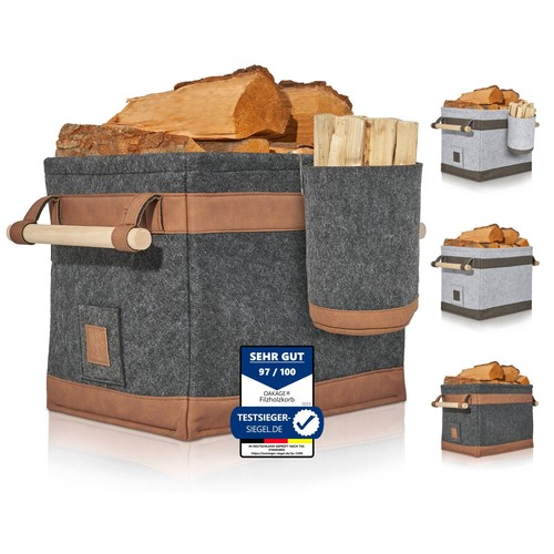 Oakage holzkorb kaminholz - oakage®,
