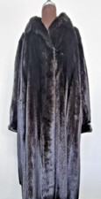 BLACKGLAMA Nerz XXL PELZ MANTEL MINK COAT MEX шуба Hopka mink real fur Echt Pelz
