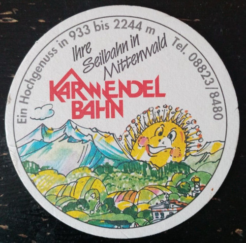 Bierdeckel mittenwalder - bierdeckel,