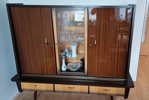 Retro vitrinenschrank vintage - retro,