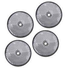 4 x Reflektor weiß Ø60