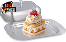 Edelstahl Butterdose mit