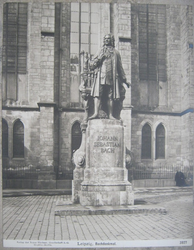 Großbild leipzig bachdenkmal - großbild,