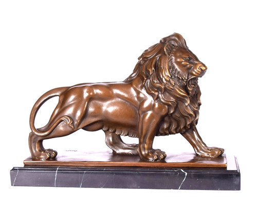 Löwe bronze skulptur lion - löwe,
