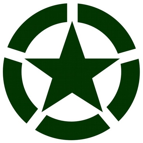 Allied star fahrzeug aufkleber - fahrzeug,