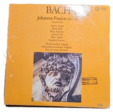 Bach Johannes-Passion BWV 245 Vinyl Rotzsch Thomanerchor Leipzig Eterna