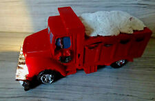 Luville LED LKW-Schneepflug-Schneeschieber--weihnachtlicher LKW-beleuchtet-rot *