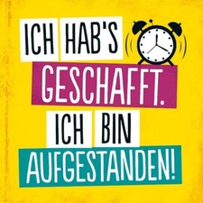 Kühlschrankmagnet "Geschafft